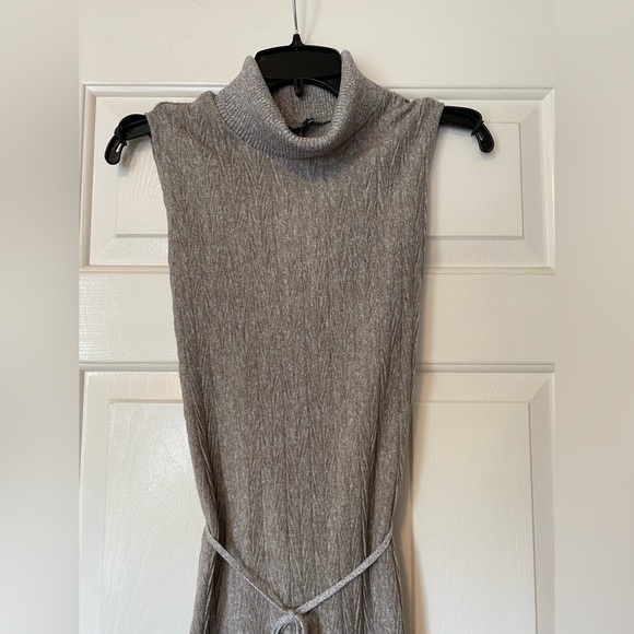 NWT Zara Taupe Turtleneck Sweater Dress-Medium - Picture 2 of 9